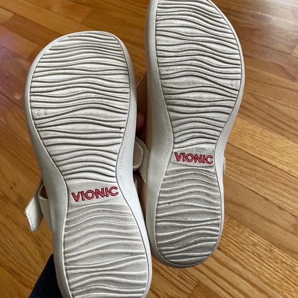 Vionic Wanda Bone Snake T-Strap Flip Flops Sandals Adjustable Shoes‎ Size… - Picture 6 of 6